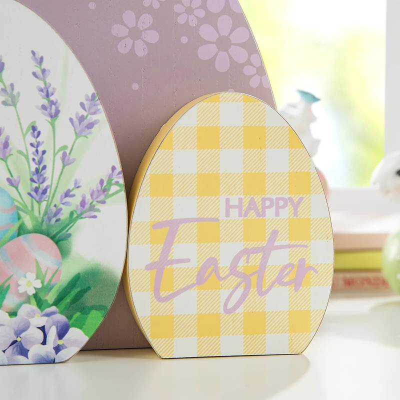 Glitzhome® 8" Easter Eggs Table Décor