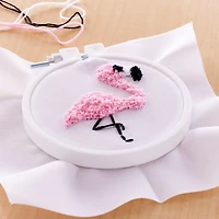 Flamingo Punch Needle Kit by Loops & Threads™