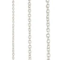 Silver Plated Cable Necklace Set by Bead Landing™