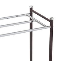 Organize It All Duplex Line Freestanding Towel Rack 