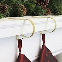 Original MantleClip® Gold Glitter Stocking Holders