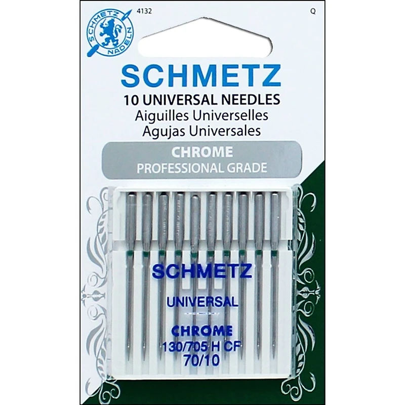 SCHMETZ Chrome Universal Needles, 10ct.