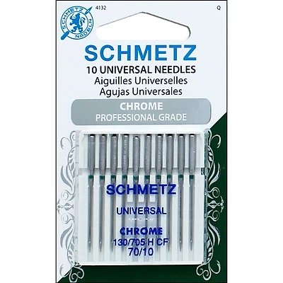 SCHMETZ Chrome Universal Needles, 10ct.