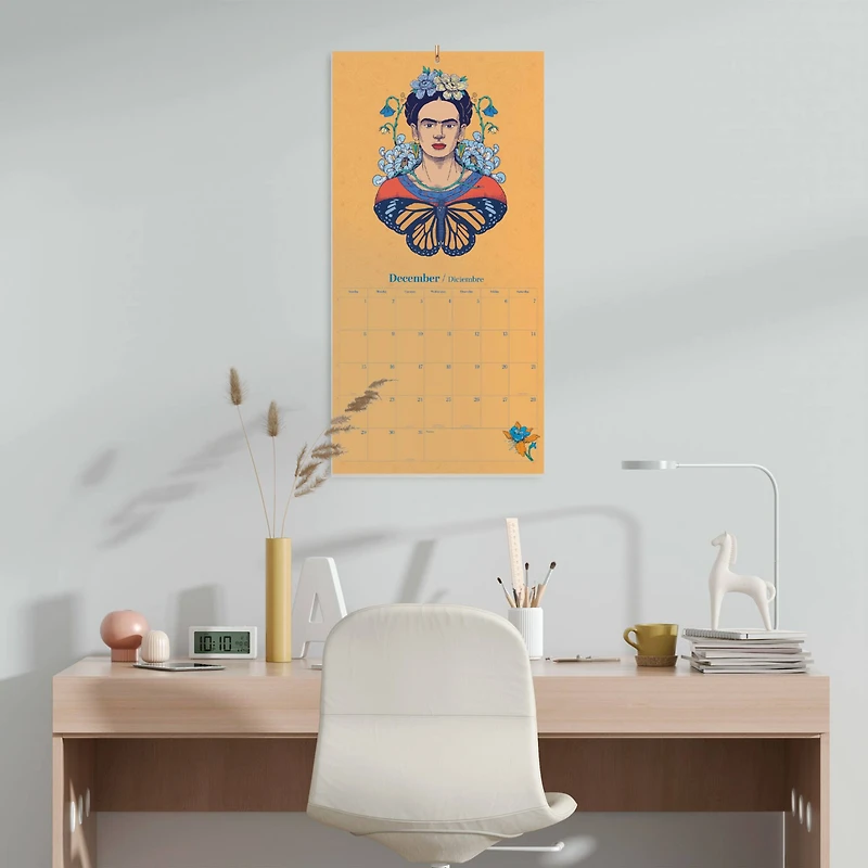 TF Publishing 2024 Frida Kahlo Bilingual Wall Calendar