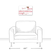 Love You This Much Canvas Wall Art