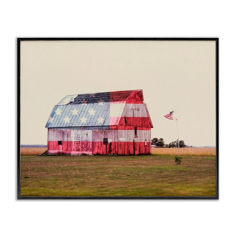 Stupell Industries Americana Farmhouse Barn Framed Giclee Art