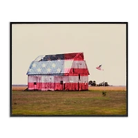 Stupell Industries Americana Farmhouse Barn Framed Giclee Art