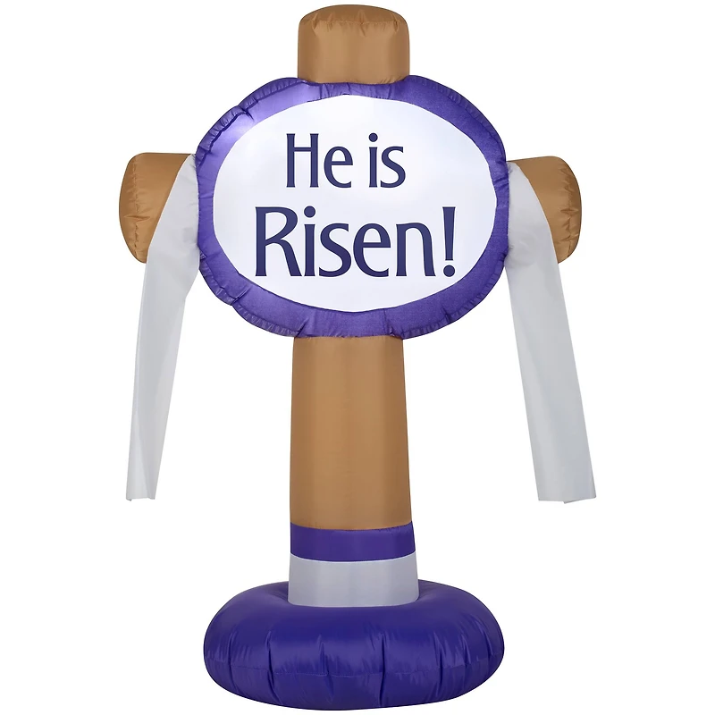 3.5ft. Airblown® Inflatable Easter He is Risen Sign