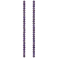 Purple Amethyst Round Beads, 6mm by Bead Landing™
