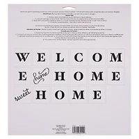 Welcome Home Stencils, 12" x 12" by Craft Smart®