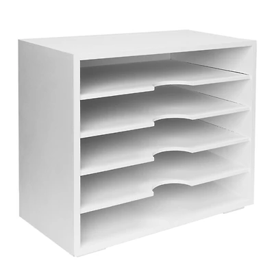 American Art Décor™ White 5-Tier All-Purpose Document Organizer