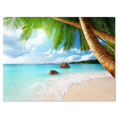 Designart - Praslin Island Seychelles Beach