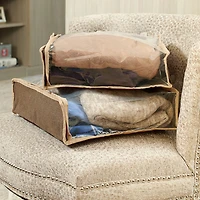 Household Essentials 16" Brown Sweater Storage Bags, 2ct.