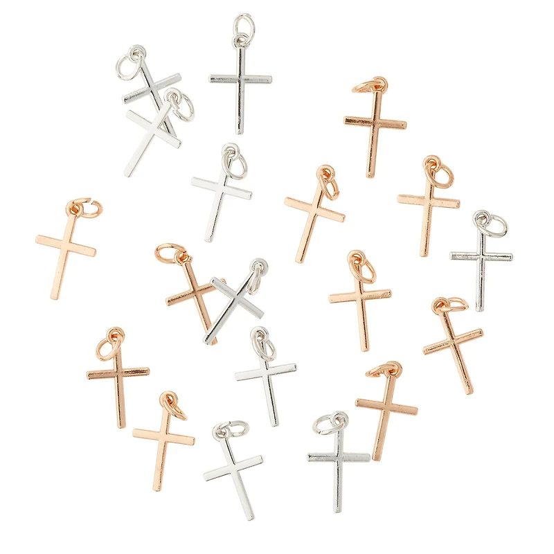Metal Cross Charm Set by Bead Landing™