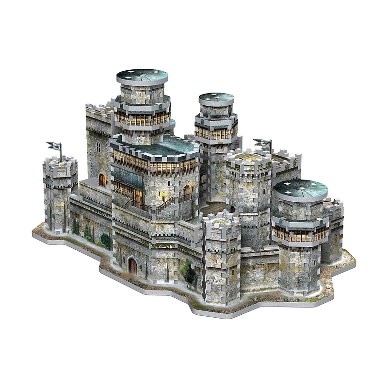 Game of Thrones - 2 3D Puzzles: The Red Keep and Winterfell: 1755 Pcs