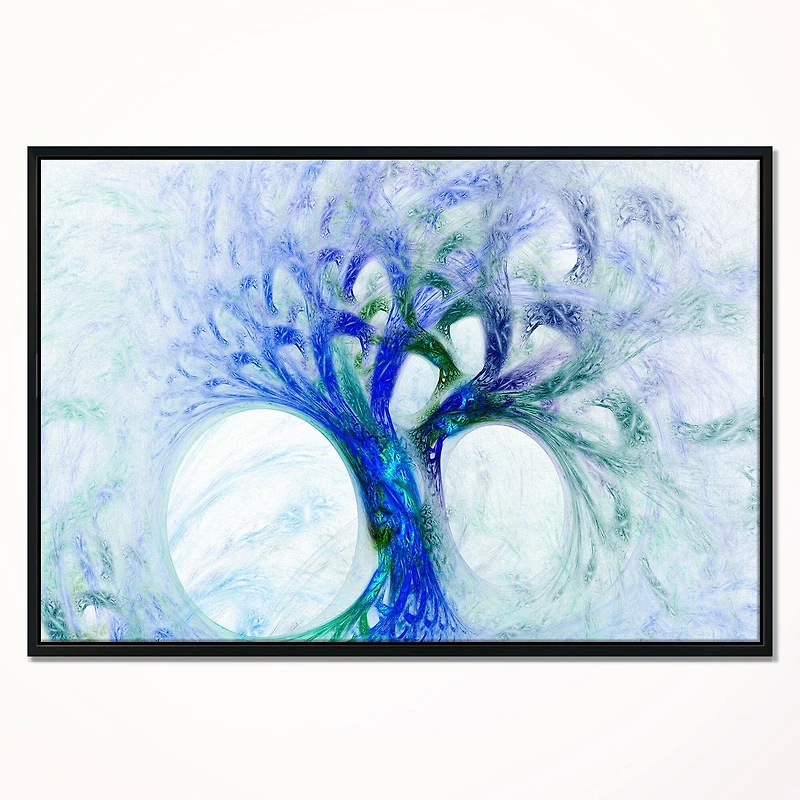 Designart - Blue Mystic Psychedelic Tree