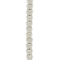 Rhodium Butterfly Beads, 6mm by Bead Landing™