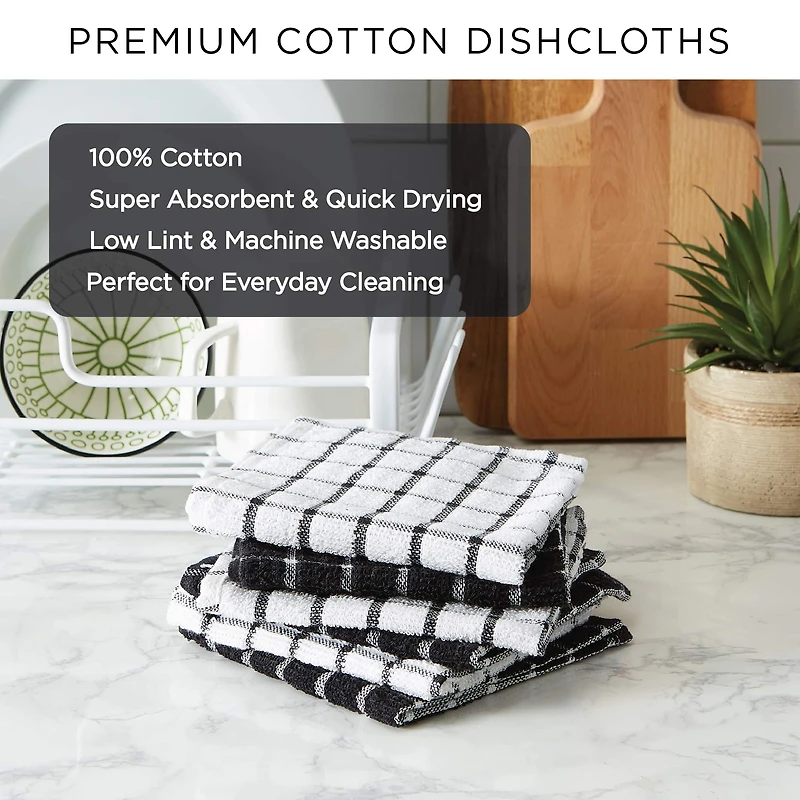 DII® Wine Combo Windowpane Dishcloth (Set of 6)