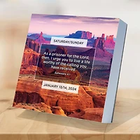 TF Publishing Daily Verse Daily Desktop Calendar