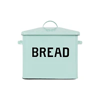 Hello Honey® Enameled Metal Distressed "BREAD" Box with Lid