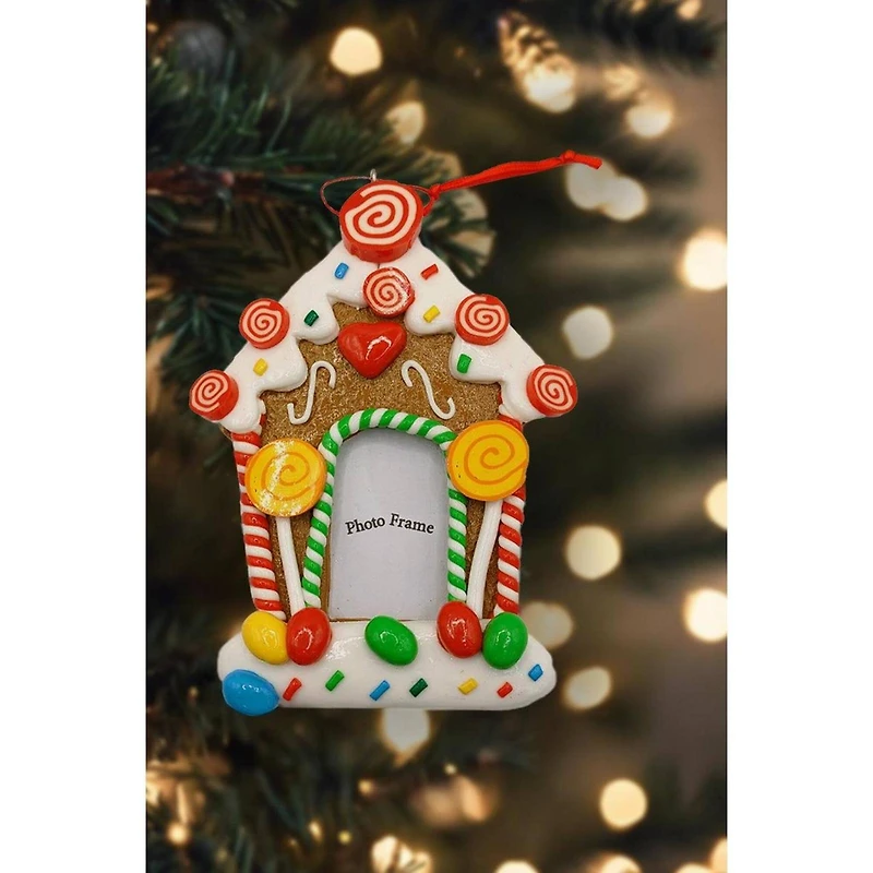 Wizardi 5.12" Glossy Gingerbread House Frame