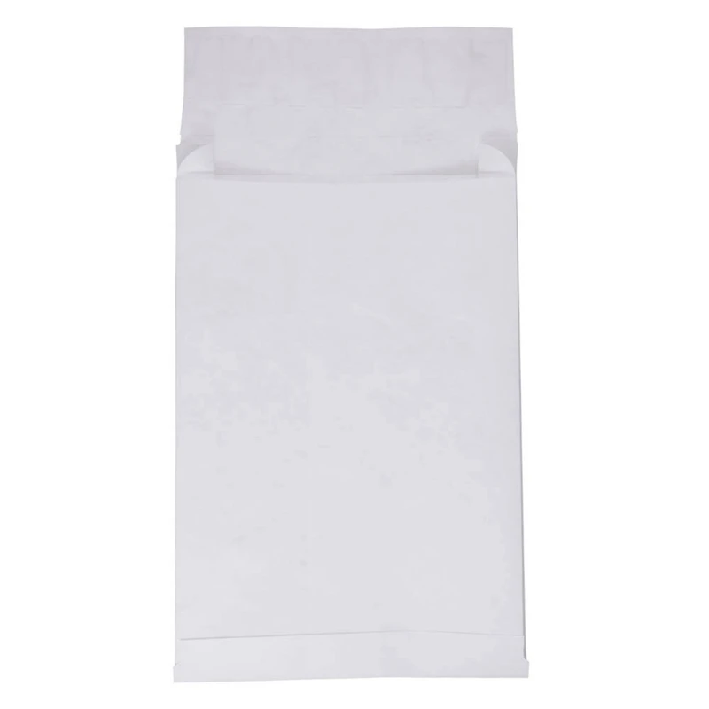 JAM Paper 9" x 12" x 2" White Tyvek Peel & Seal Closure Envelopes, 250ct.