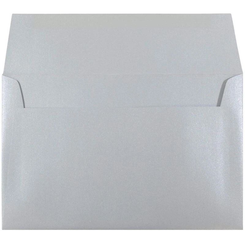 JAM Paper A9 Silver Stardream Premium Metallic Envelopes