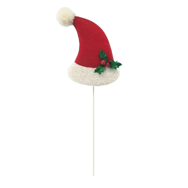 28.5" Red & White Santa Hat Stem by Ashland®