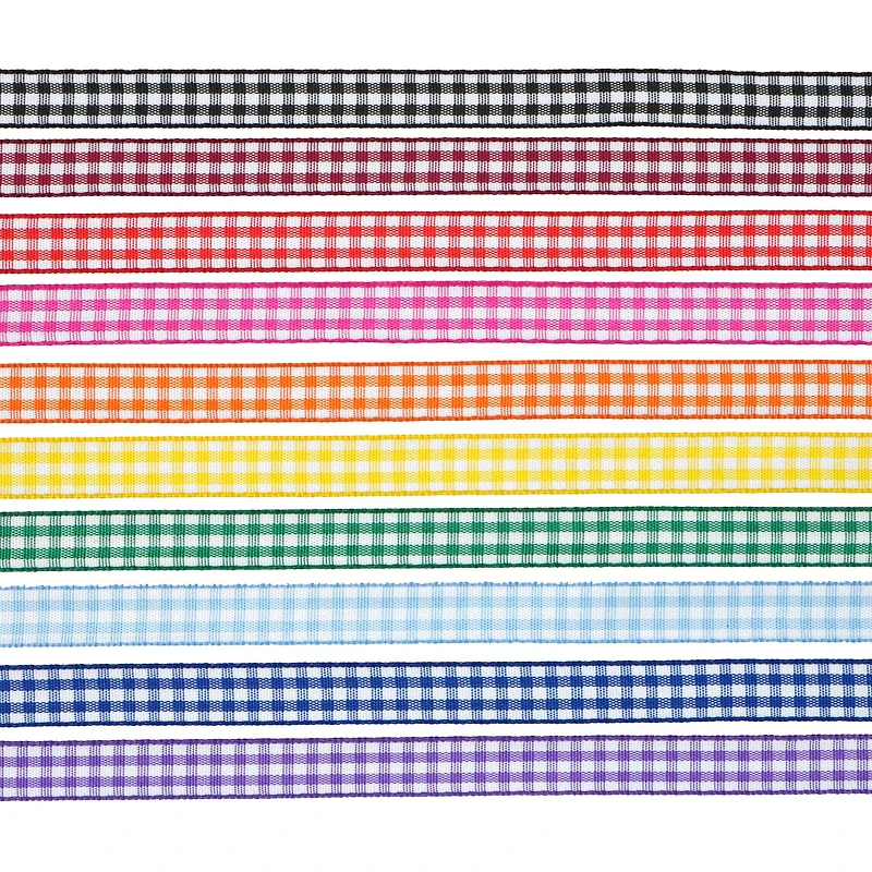3/8" x 2yd. Gingham Value Pack Ribbon by Celebrate It®