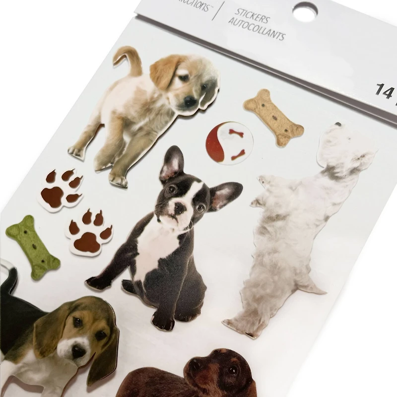 Puppies Dimensional Stickers by Recollections™