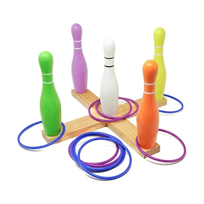 Lawn Bowling & Ring Toss Outdoor Game Set