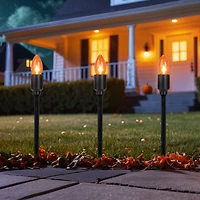 10ct. Orange C9 Bulb Halloween Pathway Markers