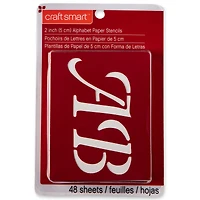 Craft Smart™ Stencils, 2" Wedding Alphabet