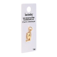 14K Gold Plated Graduation Cap Charm by Bead Landing™