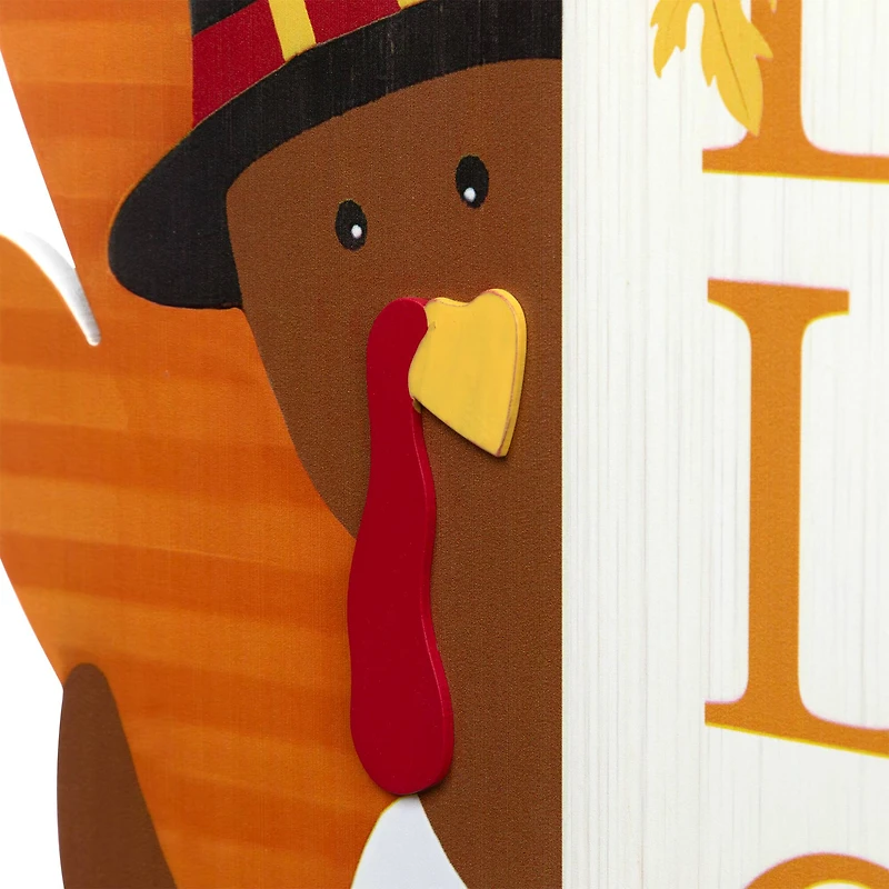 Turkey Welcome Fall Harvest Outdoor Porch Sign - 35.5"