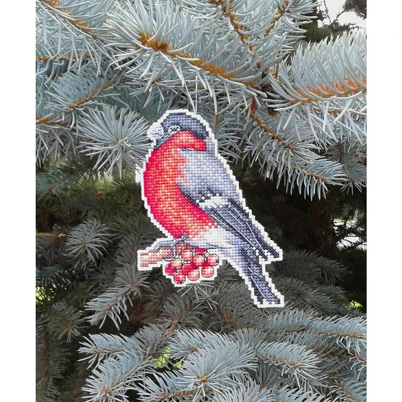 MP Studia Winter Messenger Plastic Canvas Counted Cross Stitch Kit