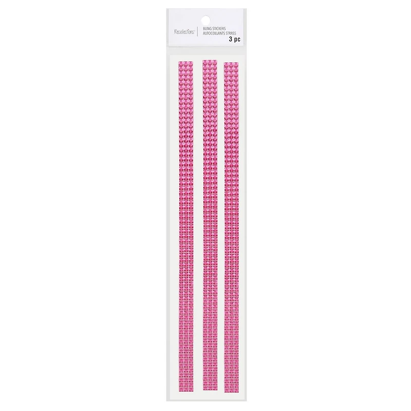 Hot Pink Border Bling Stickers By Recollections™