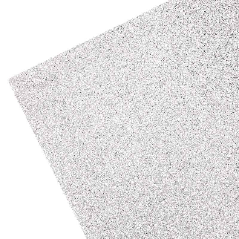 Silver Glitter 8.5" x 11" Cardstock Paper by Recollections™, 24 Sheets