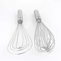 Martha Stewart Stainless Steel 2 Piece Whisk Set