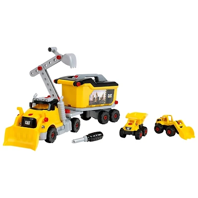 Theo Klein CAT® Excavator Tool Truck 4-in-1 Set