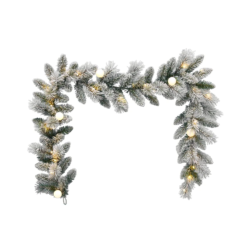 6ft. Pre-Lit Glacier Fir Garland by Ashland®