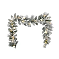 6ft. Pre-Lit Glacier Fir Garland by Ashland®