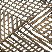 Gold Metal Geometric Sculpture Set, 3ct.