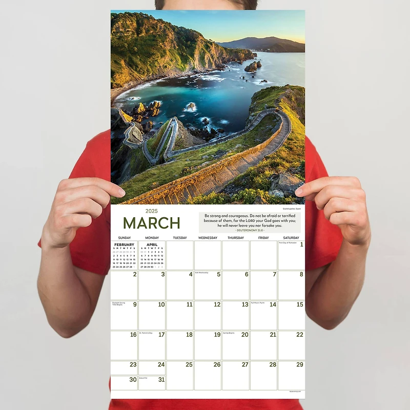 TF Publishing 2025 Paths to God Wall Calendar