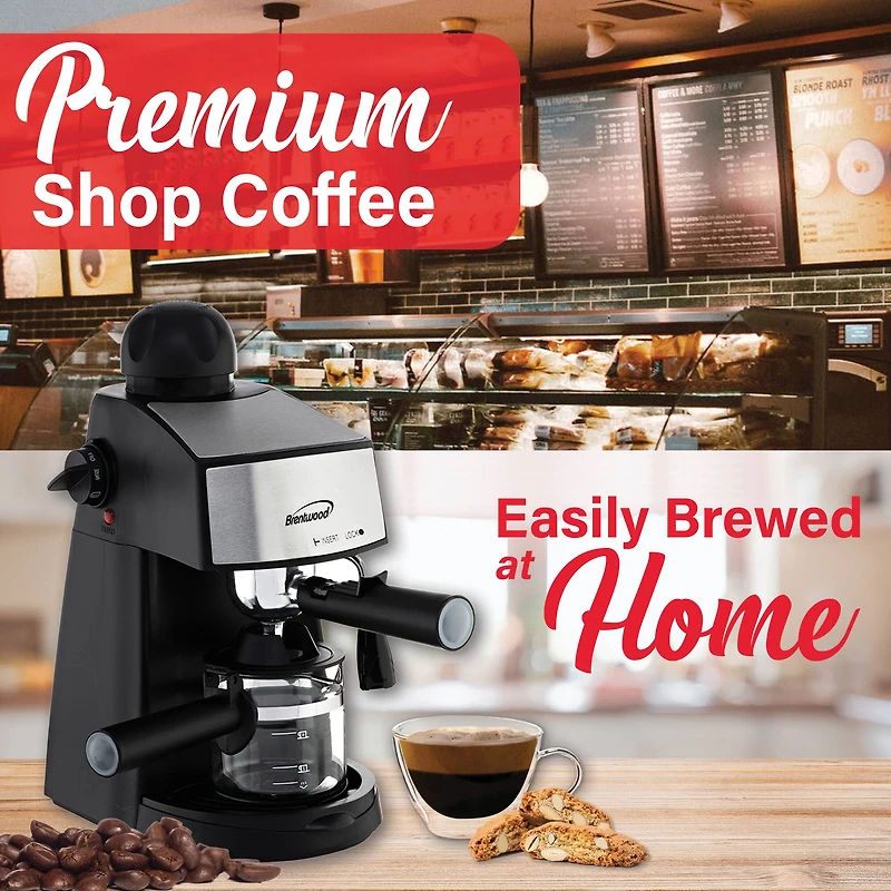 Brentwood 20oz. Espresso & Cappuccino Maker