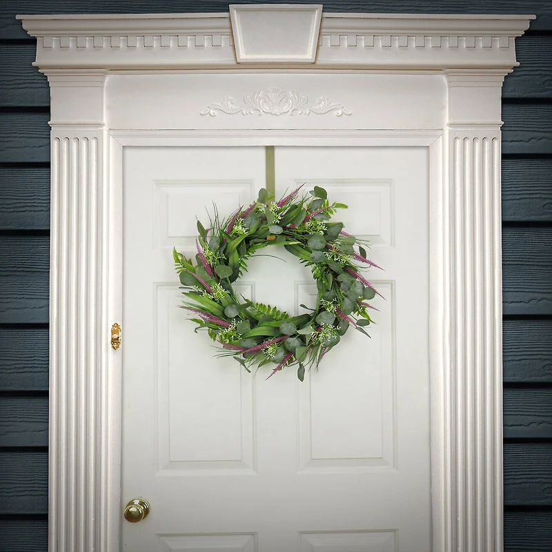 22" Eucalyptus & Lavender Wreath
