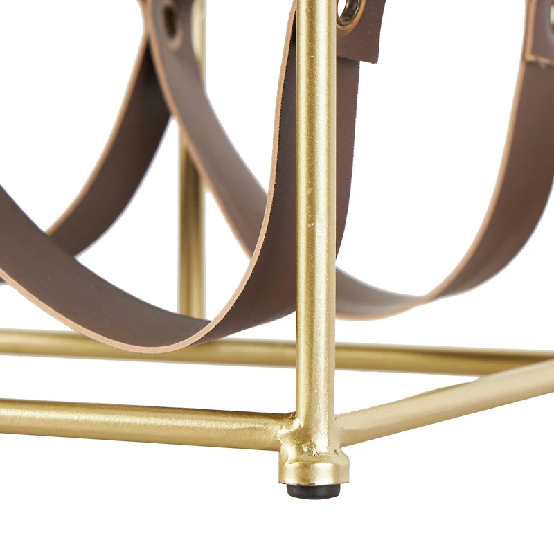 Gold Metal  Wine Rack