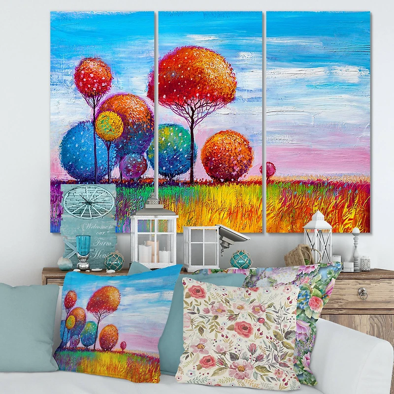 Designart - Colourful Ornamental Trees IX