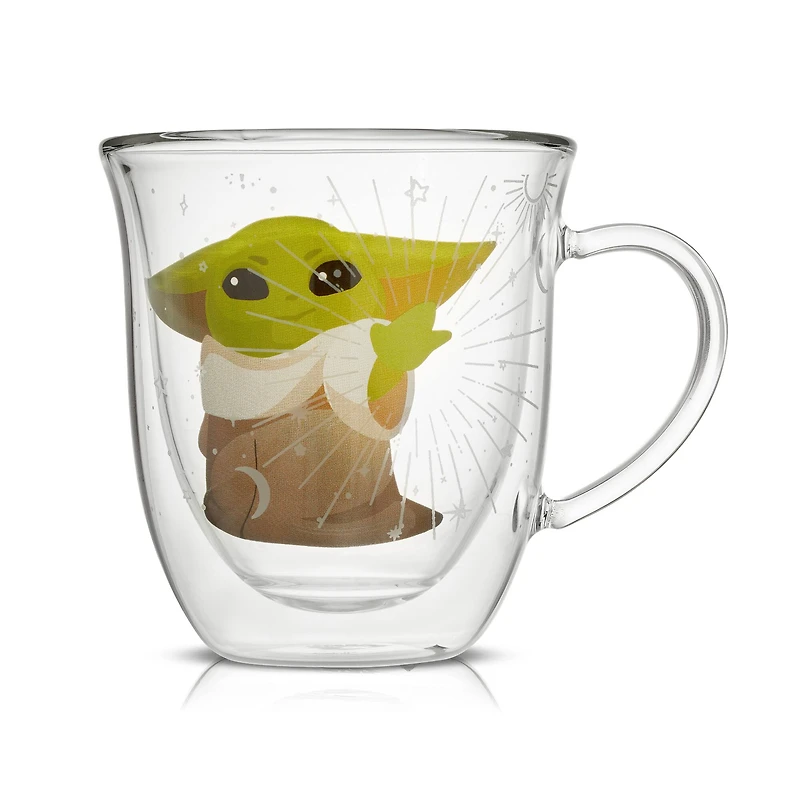 JoyJolt® 13.5oz. Star Wars™ The Mandalorian Mystic Glass Mugs, 2ct.