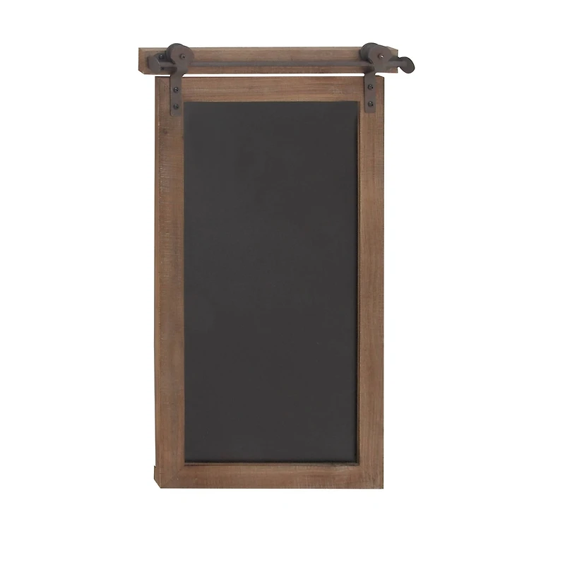 28" Brown Farmhouse Wood Wall Decor